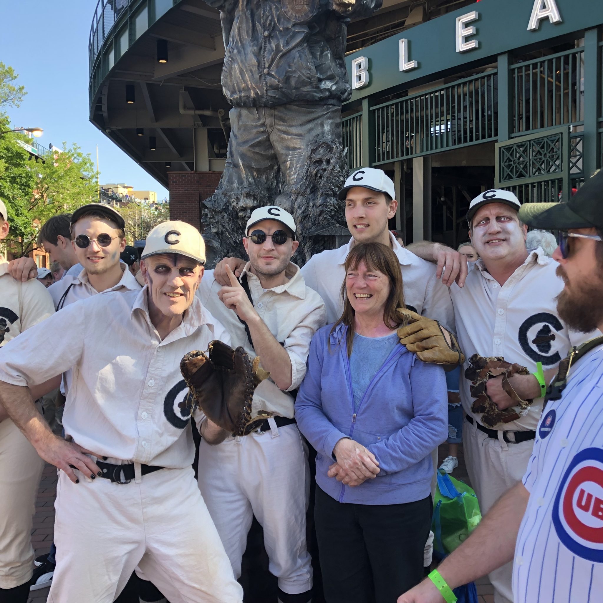 The spirit of 1908: Group of fans go full zombie to cheer on Cubs and give  back to Chicago - Marquee Sports Network