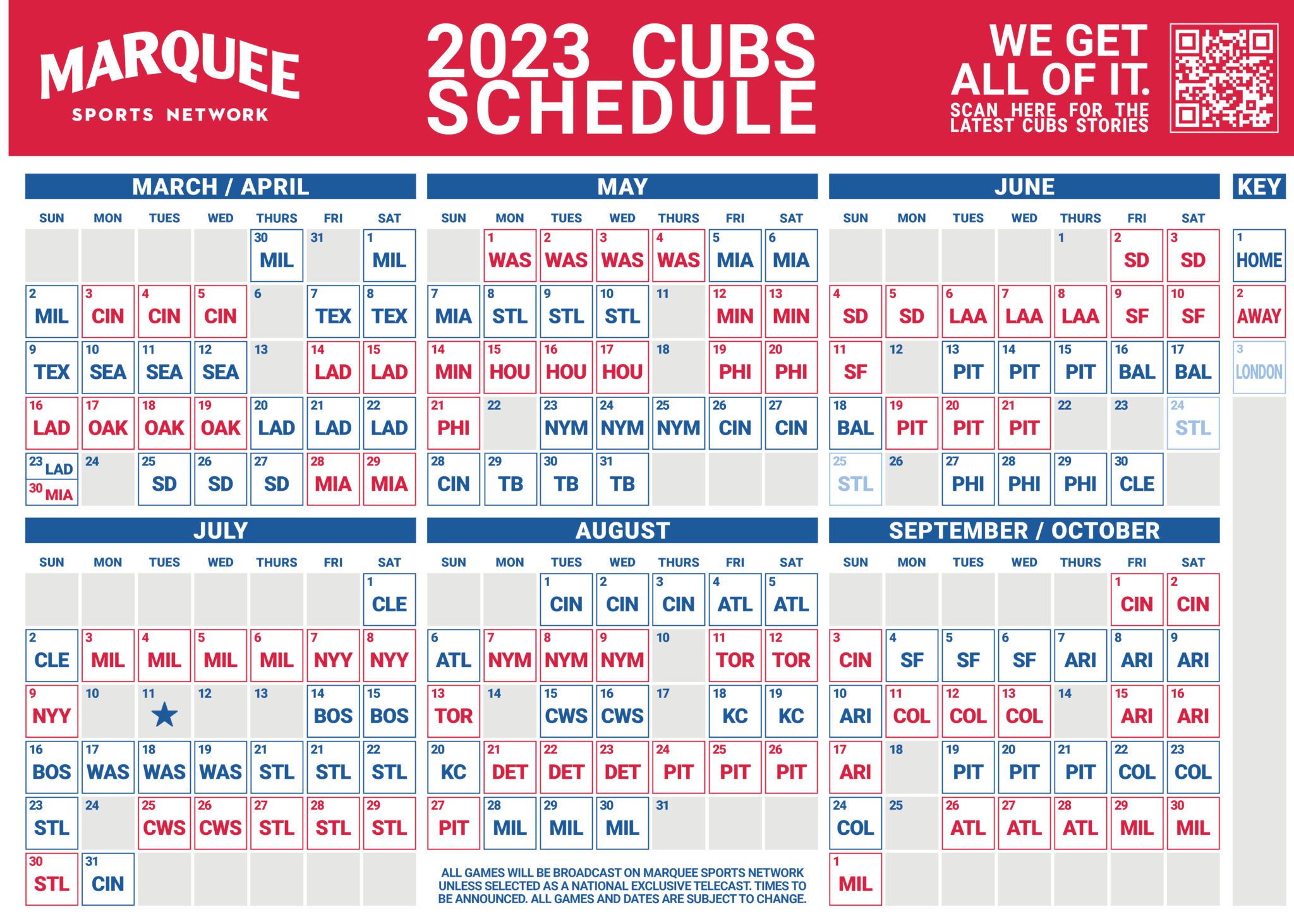 Chicago Cubs July 2024 Schedule Calendar Inger