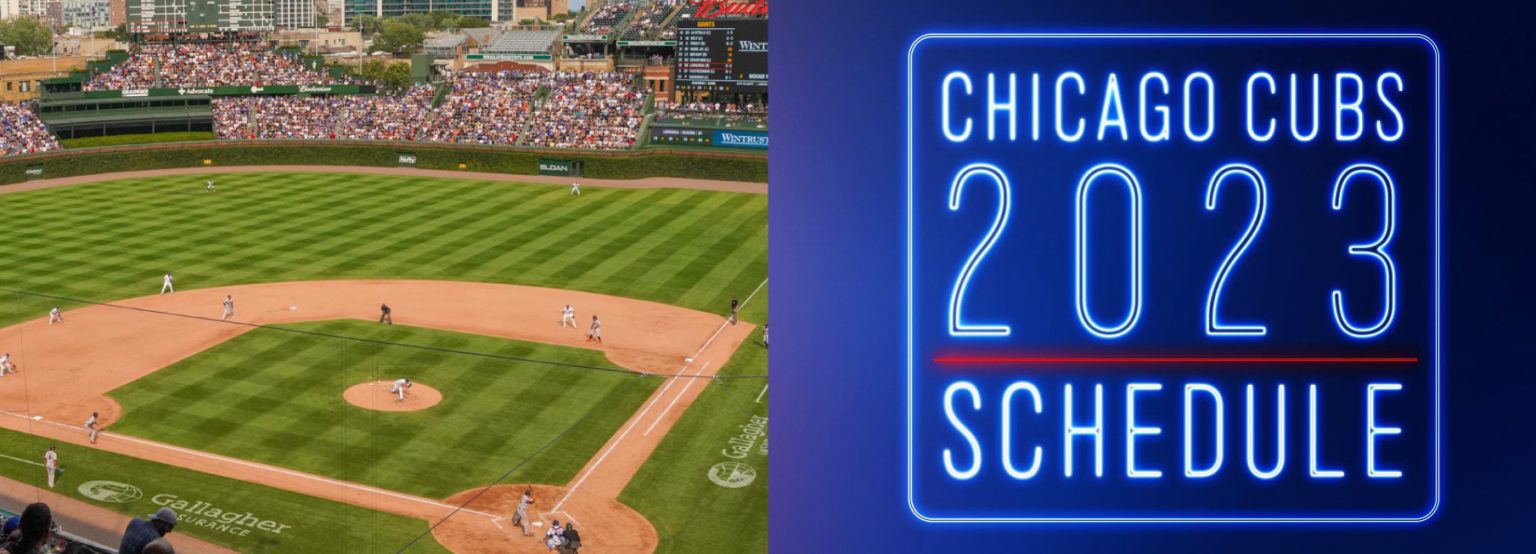 Chicago Cubs Baseball Schedule From Marquee Sports Network